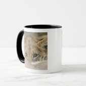 ライオンの子の顔の閉めて下さい マグカップ (正面左)