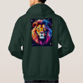 **「ライオンの宇宙の轟音」** パーカ (裏面)