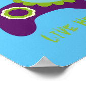 ライオンの小さなモンスターが住む ポスター (角)