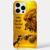 ライオンの小さな敵 Case-Mate iPhoneケース (裏面)