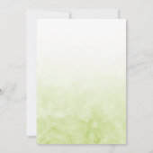 ライオンの小さな熱帯ジャングルのベビーシャワーの招待 招待状 (裏面)