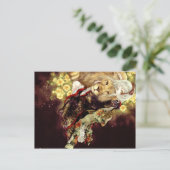 ライオンの少女アニメ ポストカード (スタンド正面)