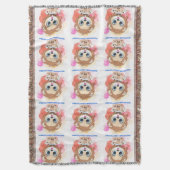 ライオンの引用文漫画ボバティーを飲む。 スローブランケット (正面縦)