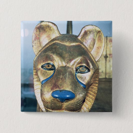 ライオンの形の葬式のbedhead 缶バッジ (正面)