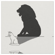 ライオンの影の猫