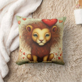 ライオンの愛1 クッション (ブランケット)