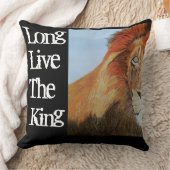 ライオンの投球のクッション クッション (ブランケット)