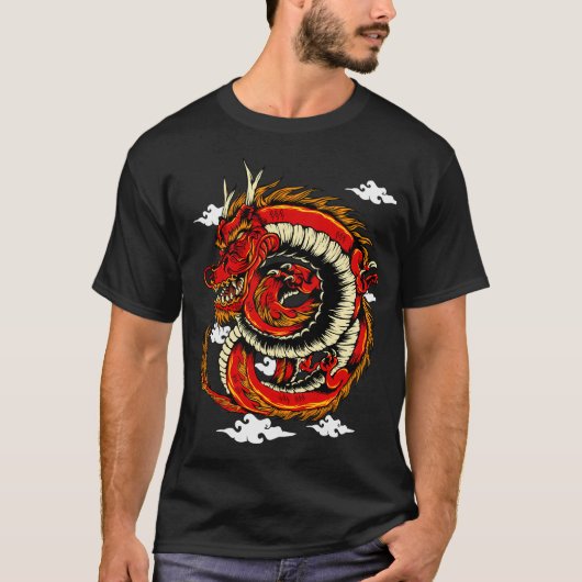 ライオンの曼荼羅 Tシャツ (正面)