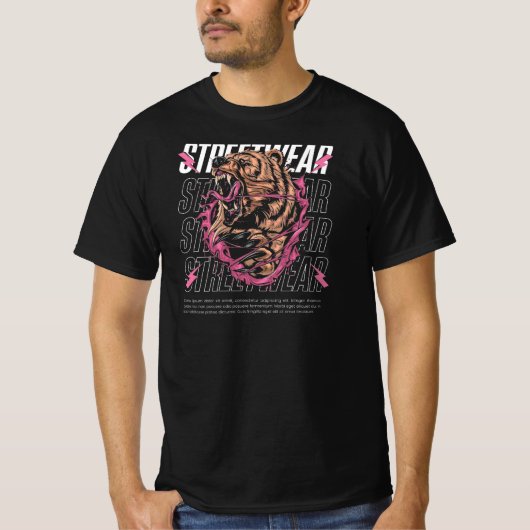 ライオンの服 Tシャツ (正面)