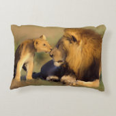 ライオンの枕 アクセントクッション (裏面)