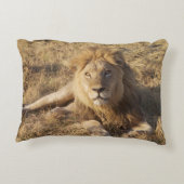 ライオンの枕 アクセントクッション (裏面)