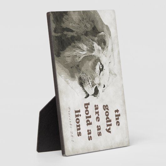 ライオンの歯垢としはっきりしたての諺28:1 フォトプラーク (側面)