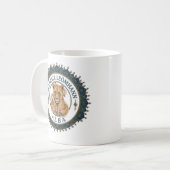 ライオンの母。スコットランド コーヒーマグカップ (正面左)