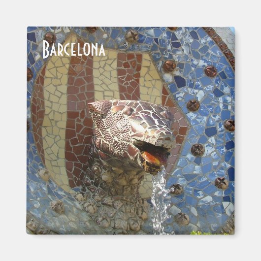 ライオンの泉 マグネット (正面)