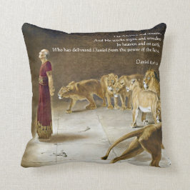 ライオンの洞穴の聖書の芸術の聖なる書物、経典のダニエル クッション