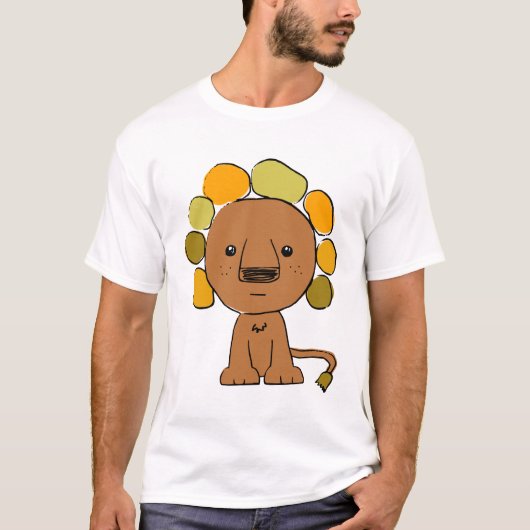 ライオンの混合物の信号器のTシャツ Tシャツ (正面)