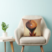 ライオンの漫画スケッチ クッション (椅子)