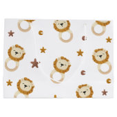 ライオンの漫画 ラージペーパーバッグ (裏面)