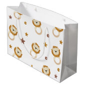 ライオンの漫画 ラージペーパーバッグ (裏面アングル)