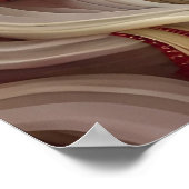 ライオンの熟考:地平線の先を考える ポスター (角)