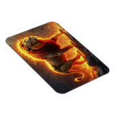 ライオンの王の地獄威厳のある動物 マグネット (右側)