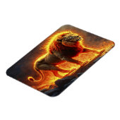 ライオンの王の地獄威厳のある動物 マグネット (左側)