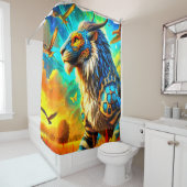 ライオンの生き物 シャワーカーテン (インサイチュ)