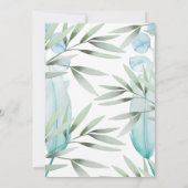 ライオンの男の子ベビーシャワー招待状 招待状 (裏面)