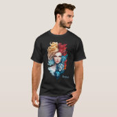 ライオンの目と星毛 Tシャツ (正面フル)