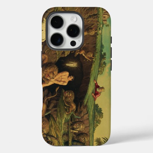 ライオンの穴のダニエル Case-Mate iPhoneケース (裏面)