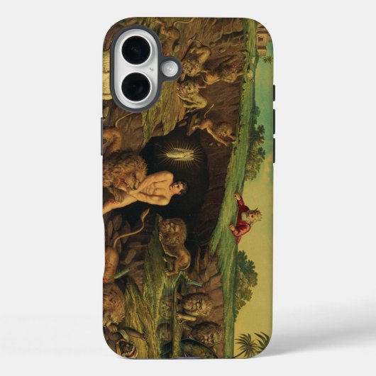 ライオンの穴のダニエル Case-Mate iPhoneケース (裏面)