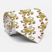 ライオンの紋章のライオンの頂上のタイ ネクタイ (ロール)