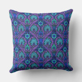 ライオンの紫色 クッション (裏面)