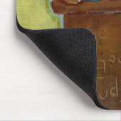 ライオンの絵画の元の芸術の裁判官の法的法律弁護士 マウスパッド (コーナー)