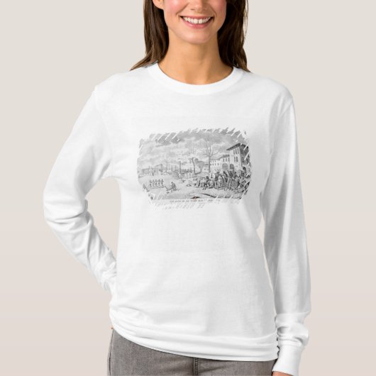 ライオンの絹の労働者の反乱 Tシャツ (正面)