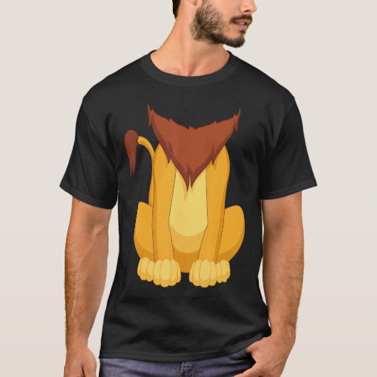 ライオンの衣装シャツ Tシャツ (正面)