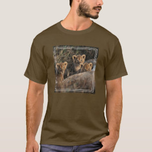 ライオンの親子 Tシャツ