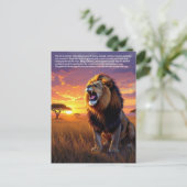 ライオンの象徴 ポストカード (スタンド正面)