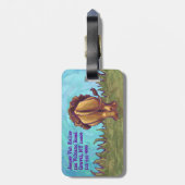 ライオンの贈り物とアクセサリ ラゲッジタグ (裏面縦)