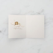 ライオンの赤ちゃんシャワー 招待状 (内部)