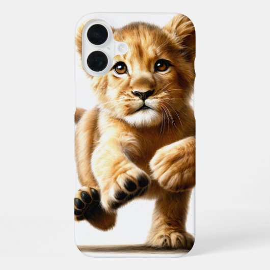 ライオンの赤ちゃんスマホケース iPhoneケース (裏面)