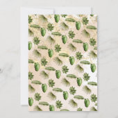 ライオンの赤ちゃん 小さな王様が誕生するよ ベイビーシャワー 招待状 (裏面)