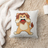 ライオンの轟音.PNG クッション (ブランケット)