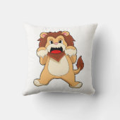 ライオンの轟音.PNG クッション (裏面)