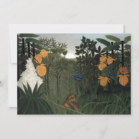 ライオンの過去 |アンリ・ルソー (正面)