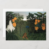 ライオンの過去 |アンリ・ルソー (正面/裏面)