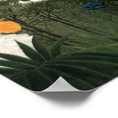 ライオンの過去 |アンリ・ルソー ポスター (角)