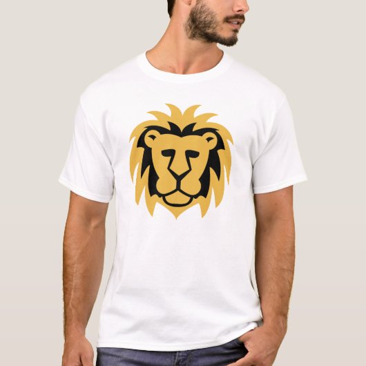 ライオンの金ゴールド Tシャツ (正面)