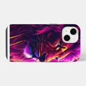 ライオンの電話のバックカバー iPhoneケース (裏面横)