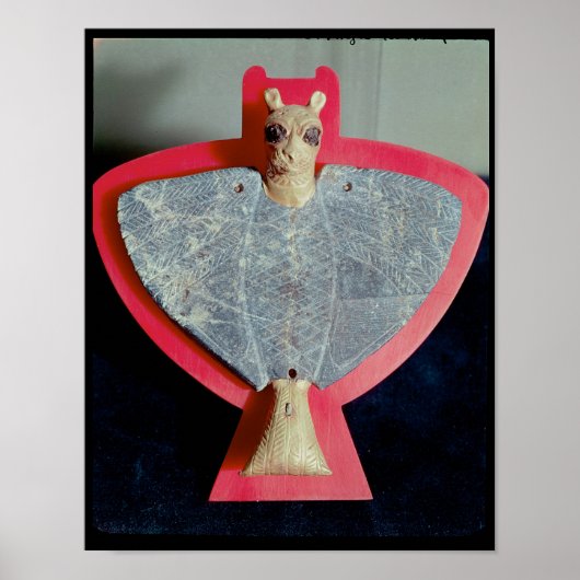 ライオンの頭のワシの型枠の胸板 ポスター (正面)